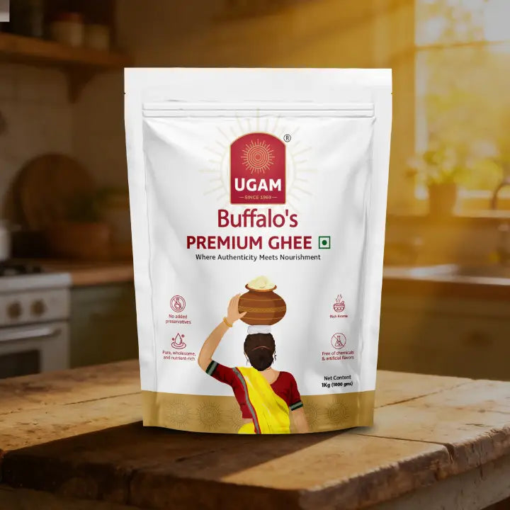 UGAM GHEE Danedar Buffalo's Ghee, 1 Kg