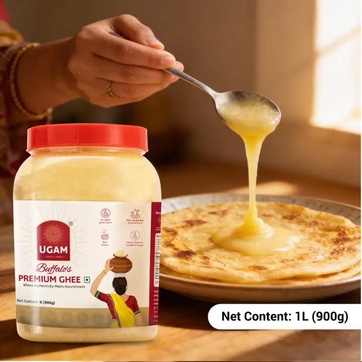 UGAM GHEE Danedar Buffalo's Ghee, 1 L