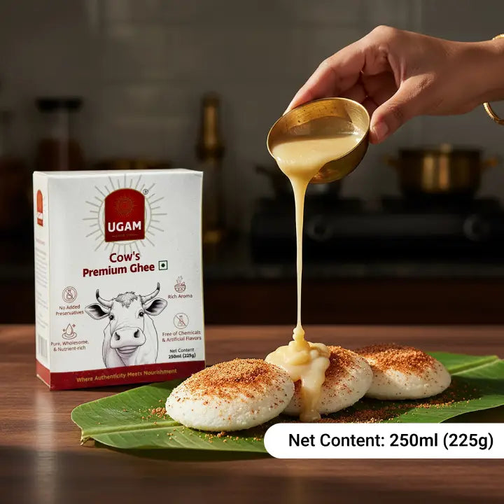 UGAM Pure Cow's Desi Ghee- 250ML Box