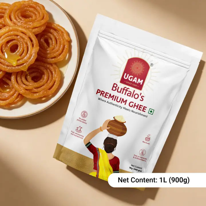 UGAM GHEE Danedar Buffalo's Ghee, 1 Kg