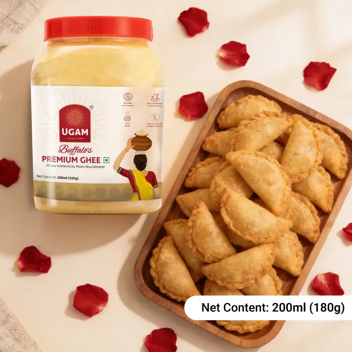 UGAM GHEE Danedar Buffalo's Ghee, 200 ML