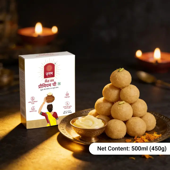 UGAM GHEE Danedar Buffalo's Ghee, 500 ML Box