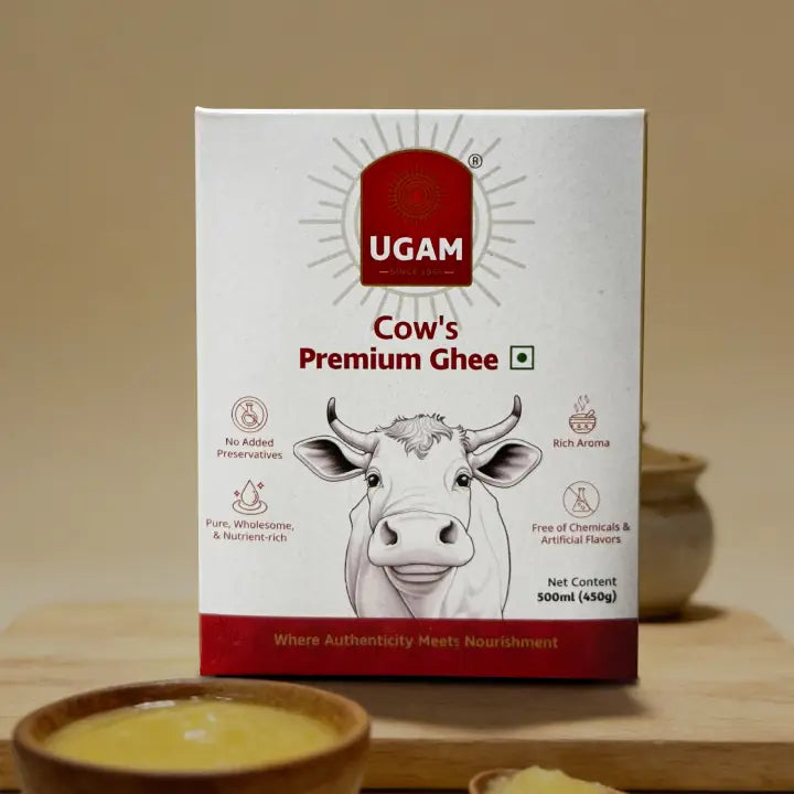 UGAM Pure Cow's Desi Ghee- 500ML Box