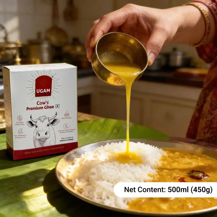 UGAM Pure Cow's Desi Ghee- 500ML Box