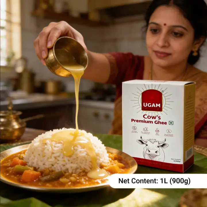 UGAM Pure Cow's Desi Ghee- 1 L Box